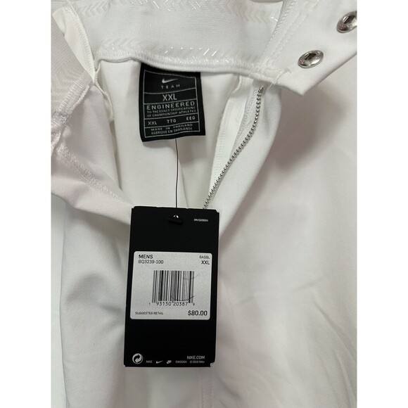 Size XXL Mens Nike Vapor Select Baseball Pants Dri-FIT Off-White BQ3239-100 NEW - Picture 3 of 3